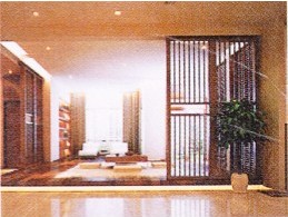 格栅围屏式