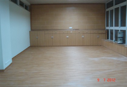 学校心理咨询室地板工程案例-江门职业技术学院